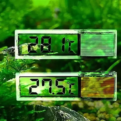 1Pcs Aquarium Thermometer Electronic LCD Digital Fish Tank Temperature Measurement Fish Tank Temp Meter Aquarium Accessories
