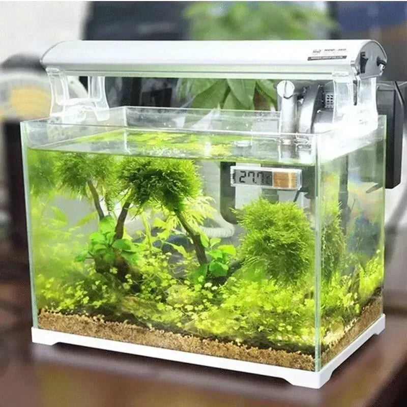 1Pcs Aquarium Thermometer Electronic LCD Digital Fish Tank Temperature Measurement Fish Tank Temp Meter Aquarium Accessories