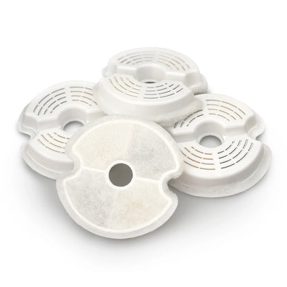 4/8/32Pcs Replaced Activated Carbon Replacement Fountain Filters for Cat Pet Dog Water Drinking Dispenser Replacement Set